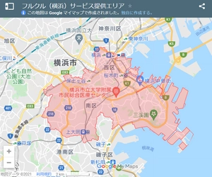 迎車料金不要、振って呼ぶタクシーアプリ「フルクル」　 横浜地区でのサービス提供エリアを6月21日より拡大