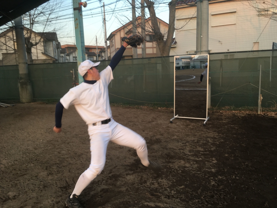 ピッチング練習2