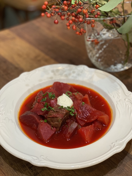 ボルシチの調理例