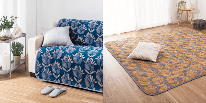 ELLE HOME ヒートループ (R)ハイパー ソファカバー&ラグ