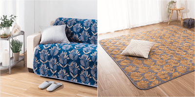 ELLE HOME ヒートループ (R)ハイパー ソファカバー&ラグ