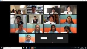 席上留学の様子