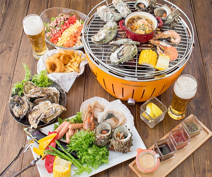 「ガーデンテラスBBＱセット」4&#44;000円（税別）