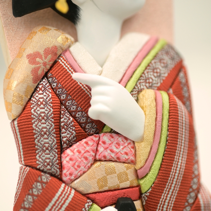 羽子板の胴(江戸木目込み)