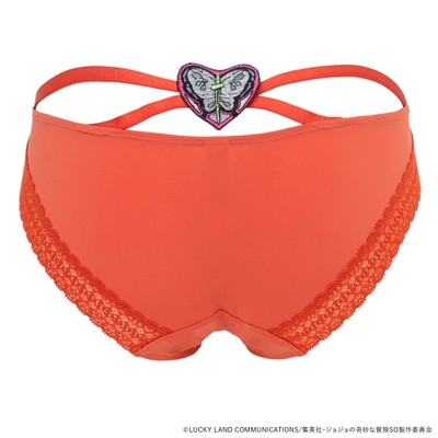 ブラデリスNY ジョジョの奇妙な冒険 ストーンオーシャンコラボ 徐倫モデル ショーツ オレンジ