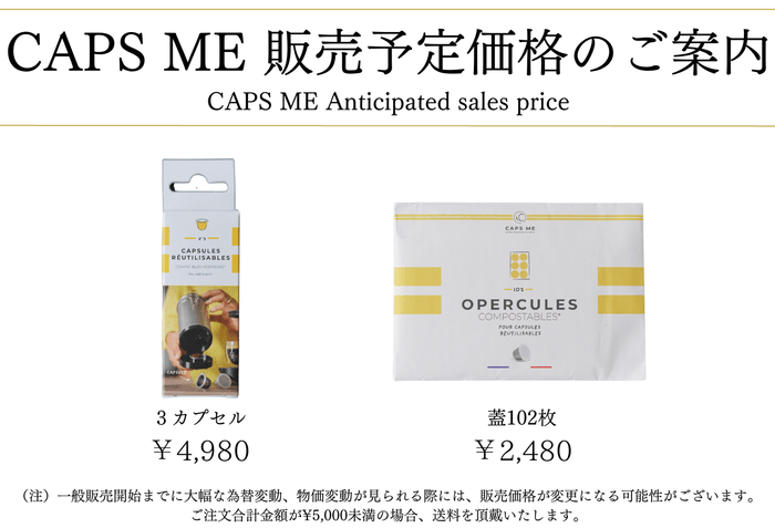 消費財の一般販売価格