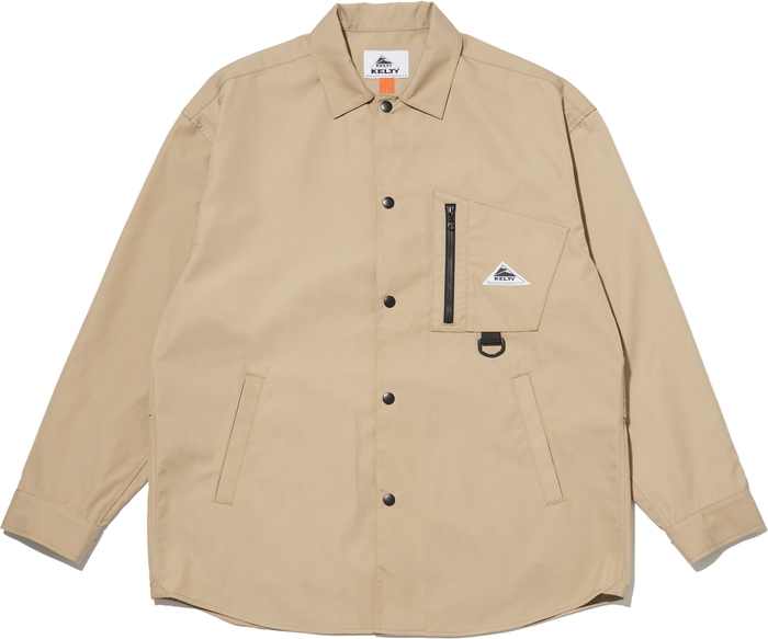 Back Mesh Pocket Shirt Jacket