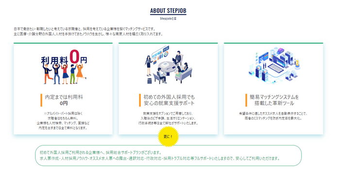 Stepjobについて