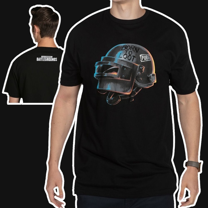 PUBG ヘルメットレベル3Tシャツ