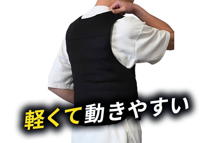 軽くて動きやすい