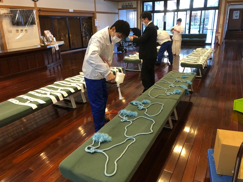 施工風景-たすき