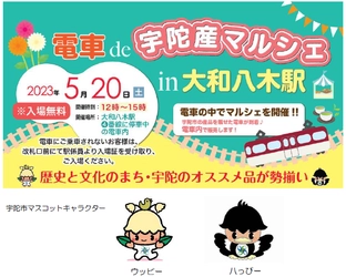 宇陀市・近畿日本鉄道のコラボ企画！ 「電車 de 宇陀産マルシェ in 大和八木駅」を 開催します。