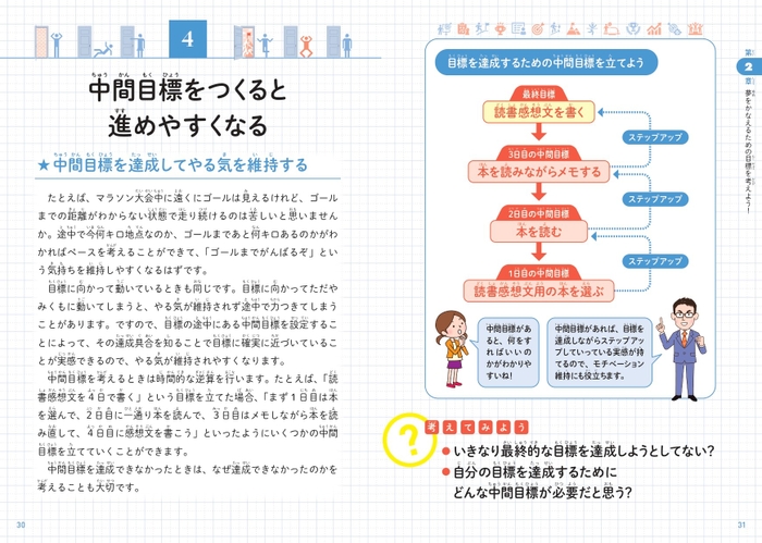 中間目標を作ると進めやすくなる