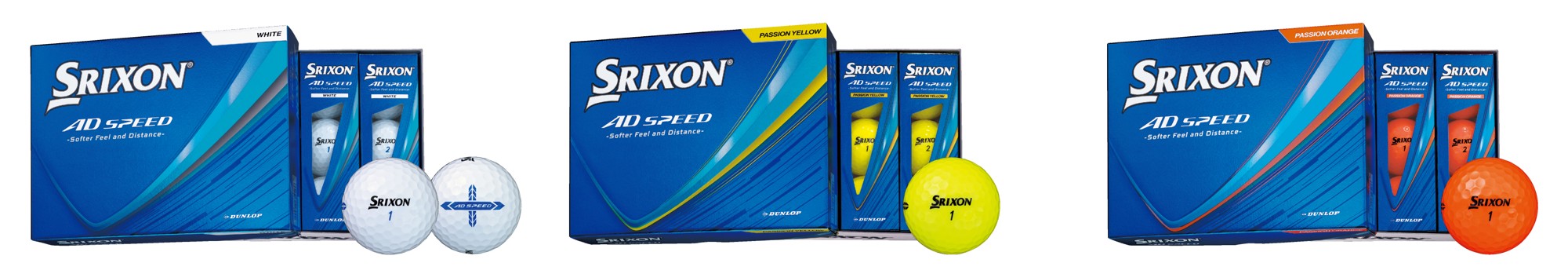 ゴルフボール NEW「スリクソン AD SPEED（エーディー スピード）」を新発売
