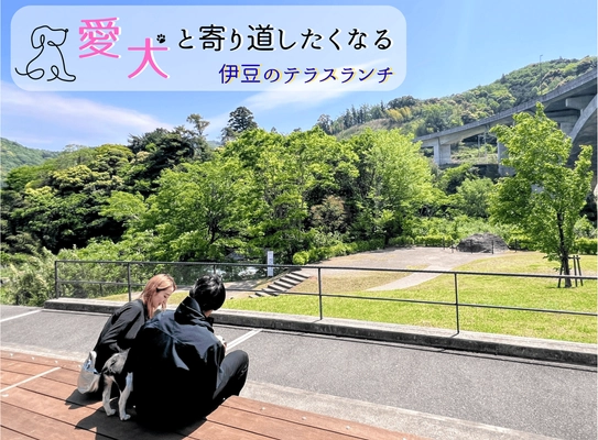 【ブロガー必見！】“癒やしのドッグテラス”誕生！　 狩野川と天城連峰を望む開放的なカフェスペース “ペット同伴”ランチスポットが話題　 道の駅 伊豆月ケ瀬