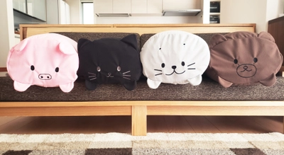 クッションにもなる『かわいい動物のふとん収納袋』　 ご好評につき7月19日に再入荷、BASEとAmazonにて販売