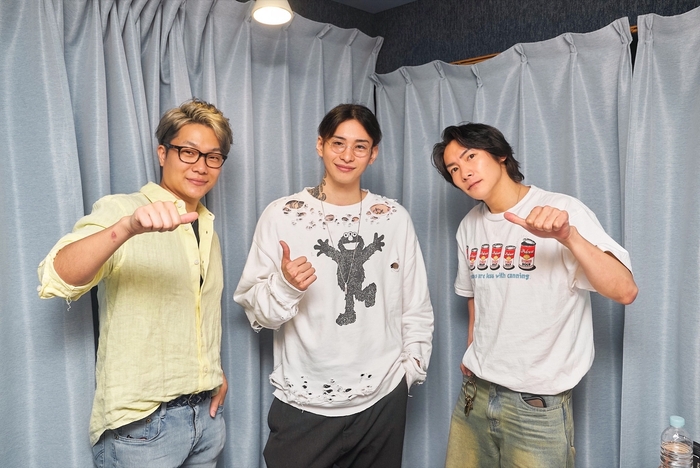 ラジオ収録時の写真