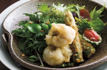 焼き物「鮑塩釜焼」