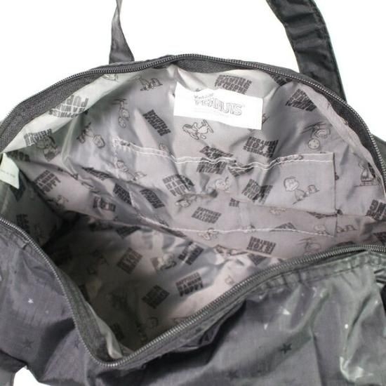 スヌーピーのナイト&スリープボストンバッグM