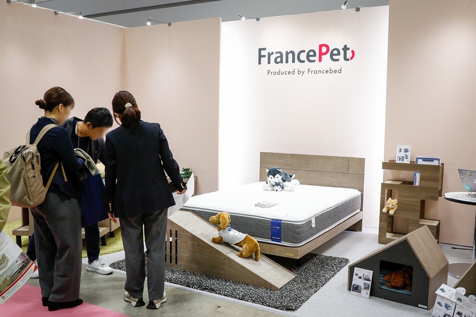 「ペットインテリア展」の展示ブース