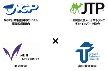 NGPとJTP、大型自動車リサイクル部品の 環境負荷低減効果に関する産学共同研究を開始　 ～カーボンニュートラル・サーキュラーエコノミーを推進～