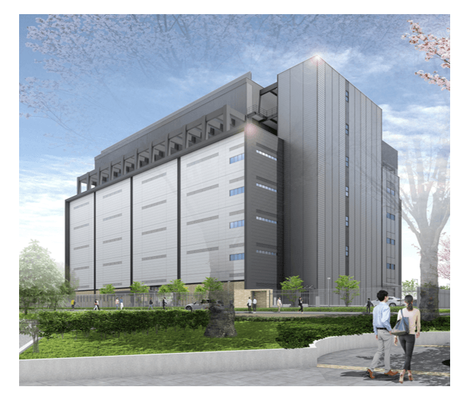 印西・白井エリアのデータセンター（完成イメージ）