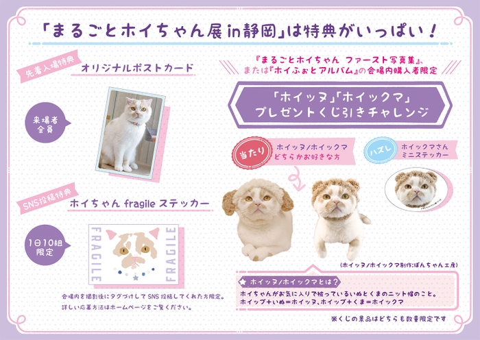 まるごとホイちゃん展 in 静岡 特典