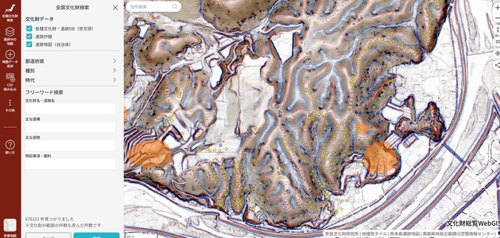 鳥取県倉吉市周辺