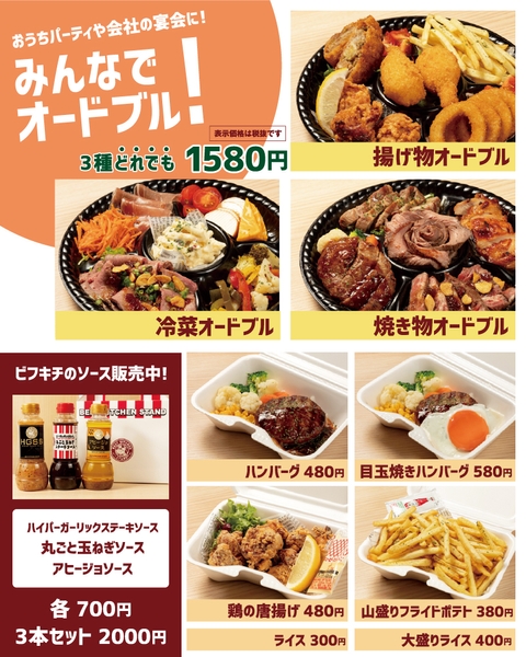 パーティで必須のオードブル、ビフキチで!