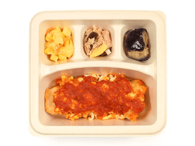 チキンのトマトチーズかけ