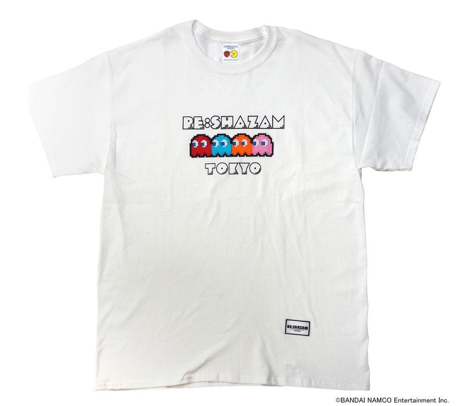 パックマン ゴースト刺繍付きTシャツ