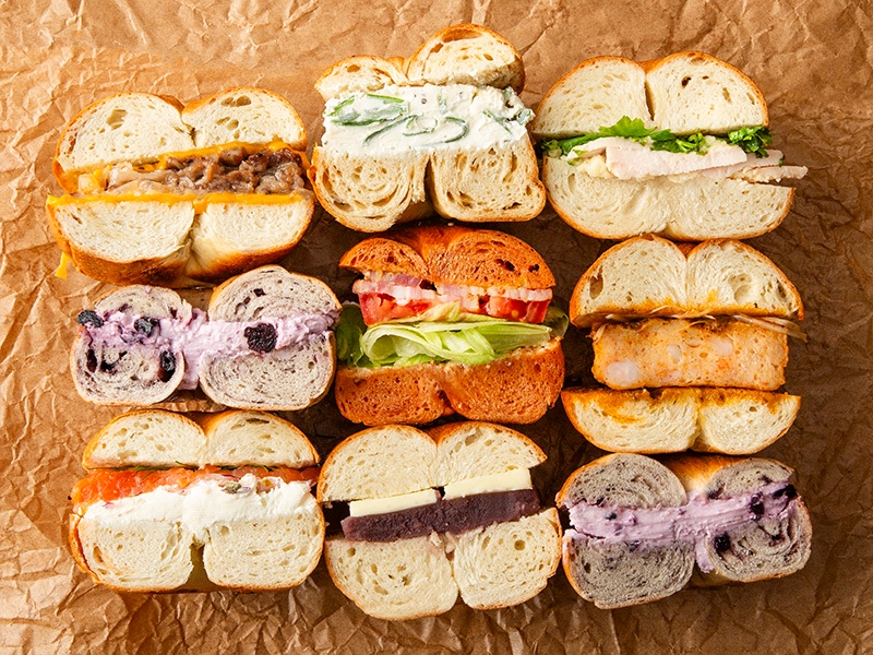 ベーグルサンド