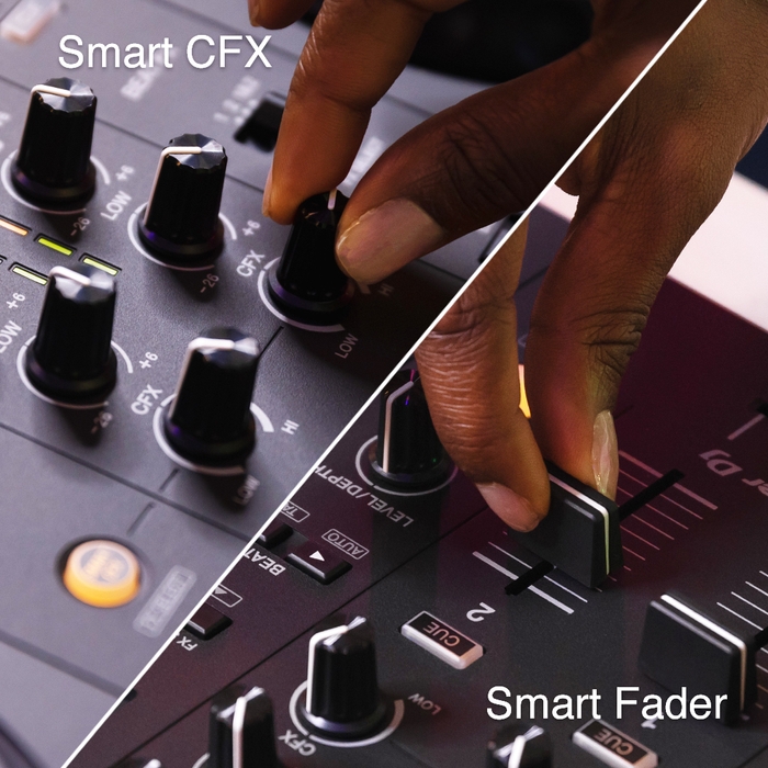 楽しくクリエイティブなミックスを可能にするSMART CFX機能と SMART FADER機能