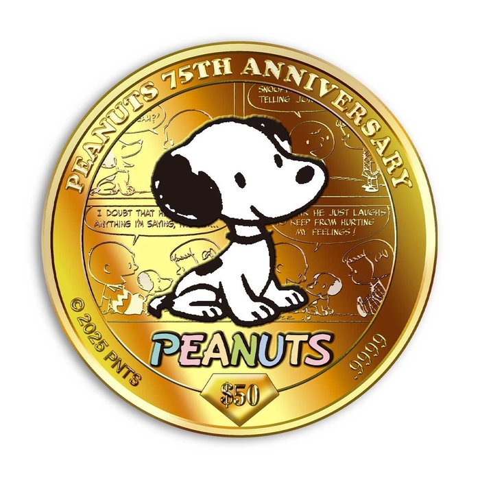 スヌーピー75周年金貨