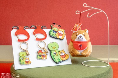 忠犬もちしば&かっぱえびせん 雑貨店向け商品