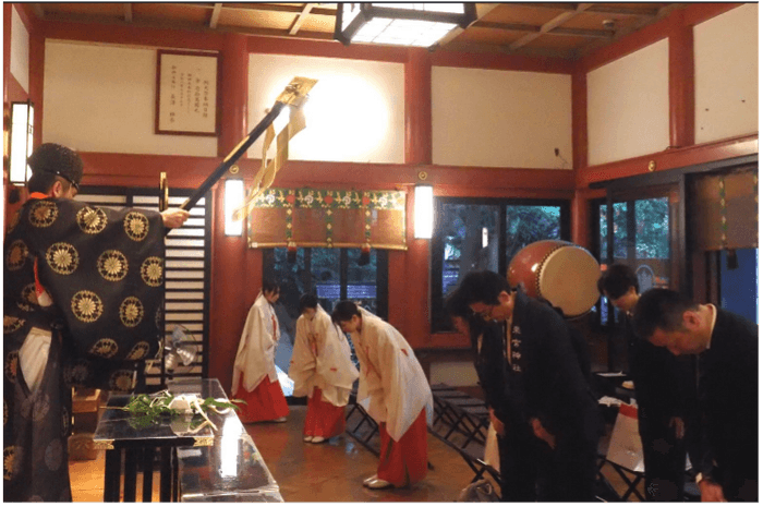 奉納式の様子