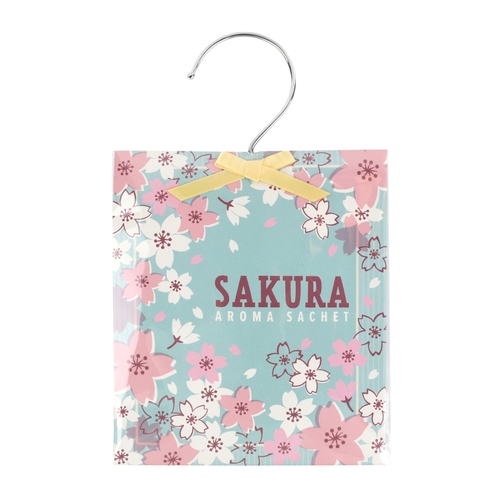 【NEW】「ハンガーサシェ 桜 23」価格：107円／サイズ：W12×H14cm／芳香期間：約1ヶ月