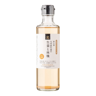 飲む酢　九州産生姜の生姜と林檎：600円（税込）