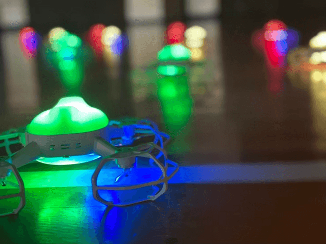 ドローンショーのイメージ