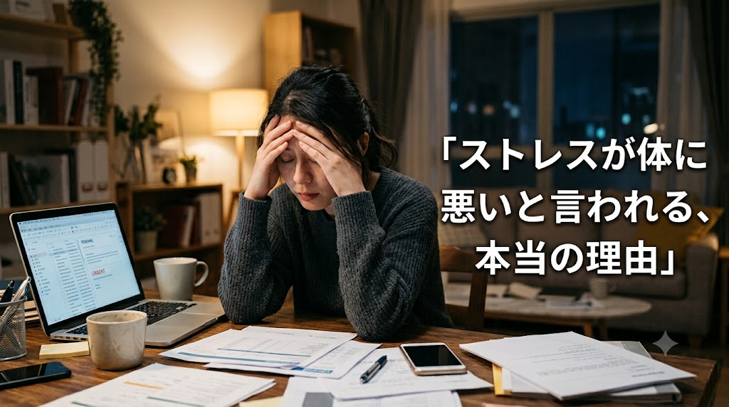 ストレスが体に悪いと言われる、本当の理由──
医学が扱ってこなかった"睡眠中の呼吸環境"を解明した新知見。