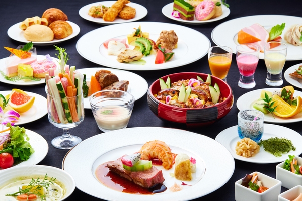 旬の地元食材をふんだんに使ったランチビュッフェ（イメージ）