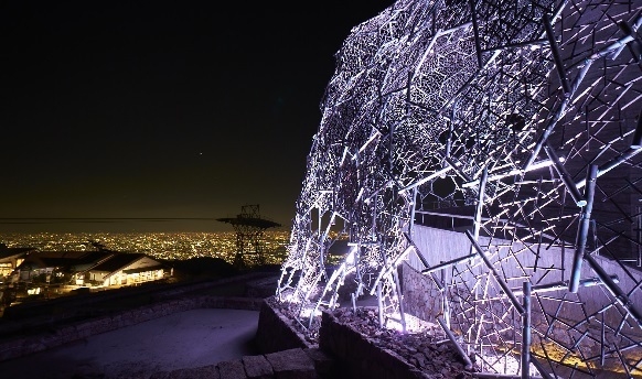 自然体感展望台 六甲枝垂れからの景色