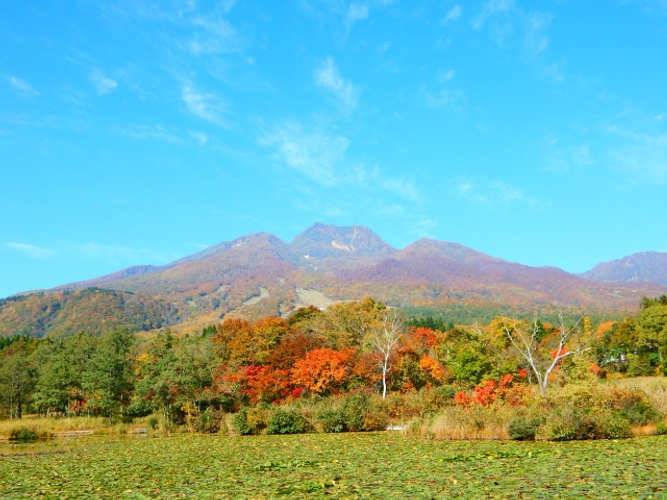 秋の妙高山