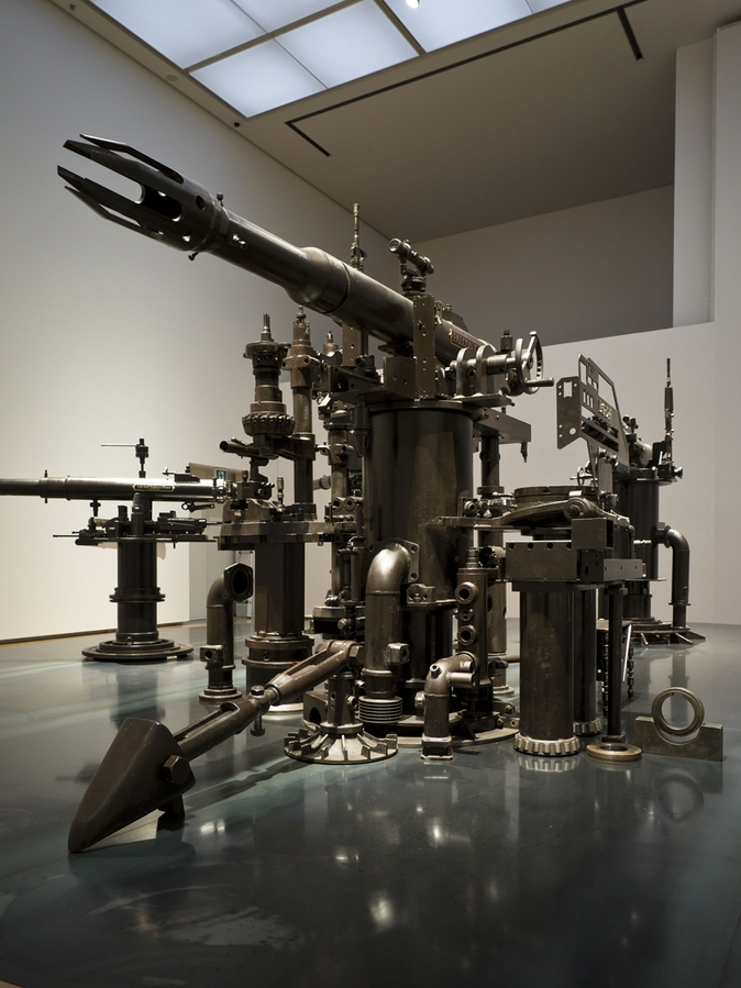 榎忠氏の作品の特別展示