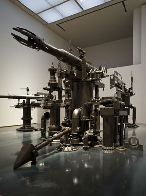 榎忠氏の作品の特別展示