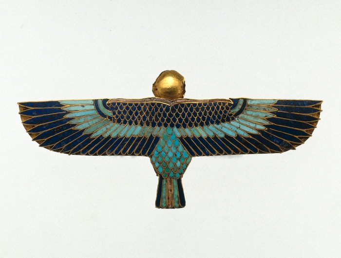 《人頭の鳥で表されるバーの護符》おそらく前305~前30年 ブルックリン博物館蔵 Photo:Brooklyn Museum