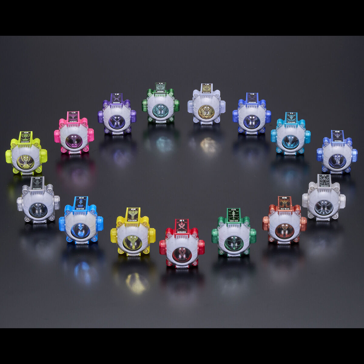 仮面ライダーゴースト』より 「CSM 15英雄ゴースト眼魂セット」 が