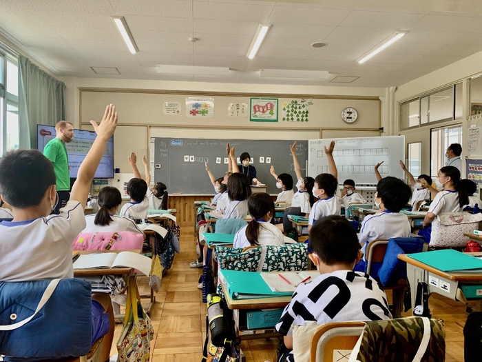 八町小学校の授業風景