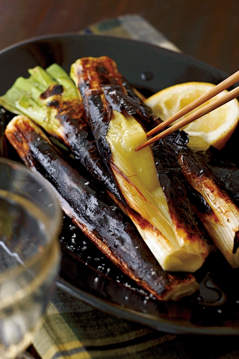 ねぎの真っ黒焼き