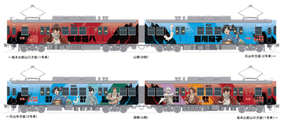 ラッピング電車(イメージ)